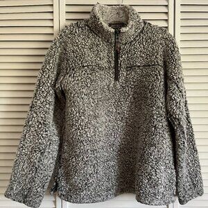 Dylan by True Grit Frosty Tipped Women’s Stadium Pullover Charcoal women’s small